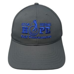 Big Accessories Baseball Cap Gray One Size Hope Mentally Golf Tournament Hat